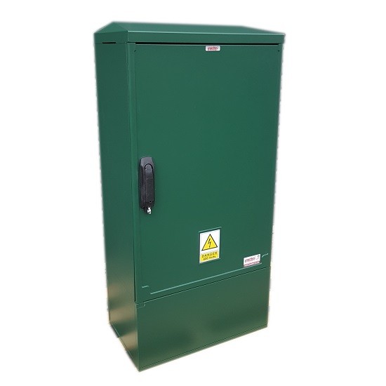 3 Phase Meter Box Green 530x1064x320 mm
