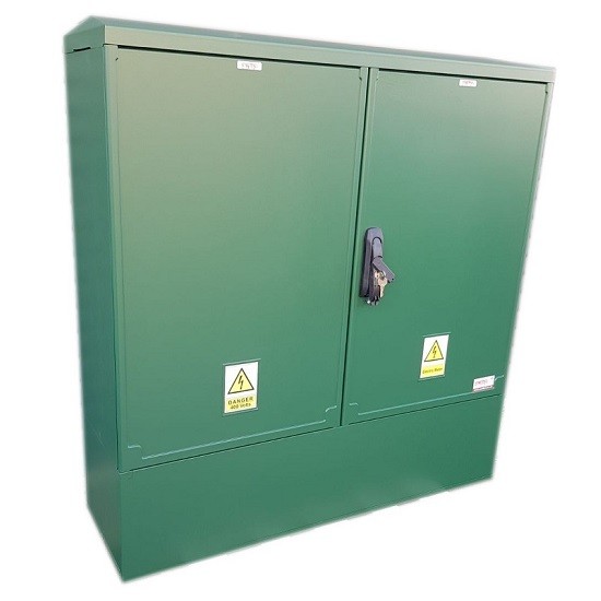 3 Phase Meter Box Green 1060 x 1064 x 320 mm