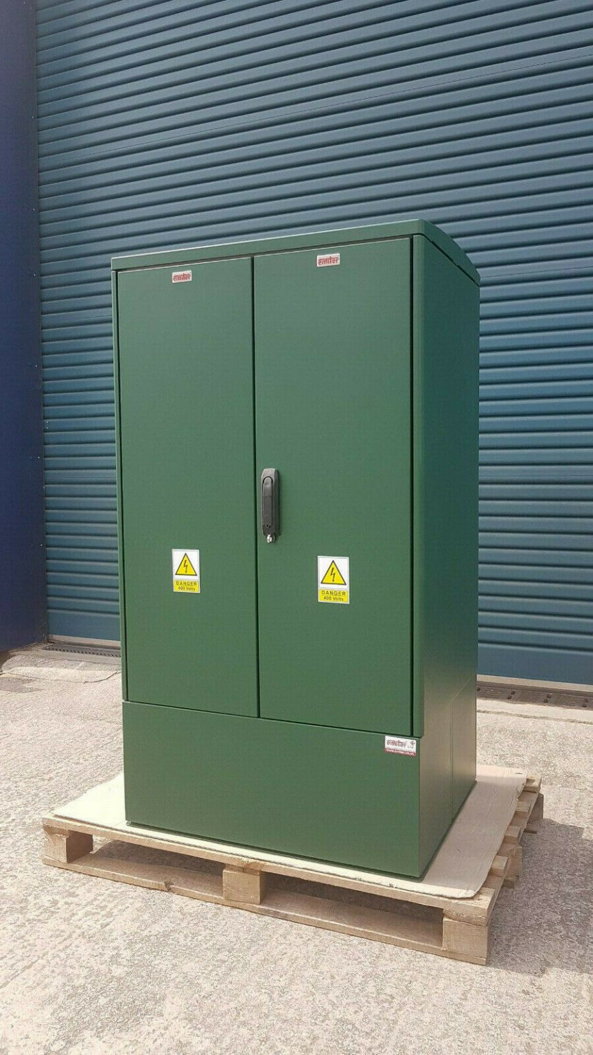 GRP Electric Enclosure, Kiosk, Meter Box, Housing Green