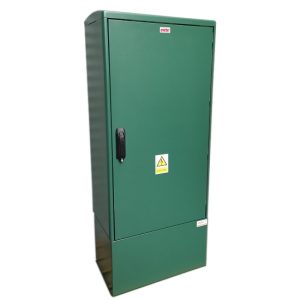 GRP Electric Enclosure, Kiosk, Cabinet, Meter Box, Housing, Green (W605, H1250, D320)mm